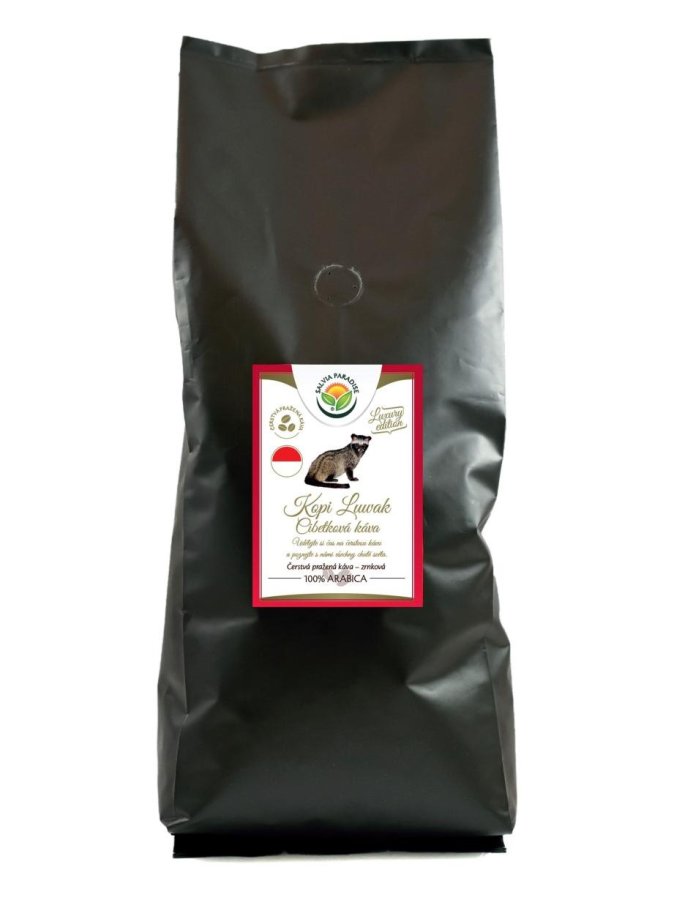 Káva - Kopi Luwak - cibetková káva 1000 g Zavřete