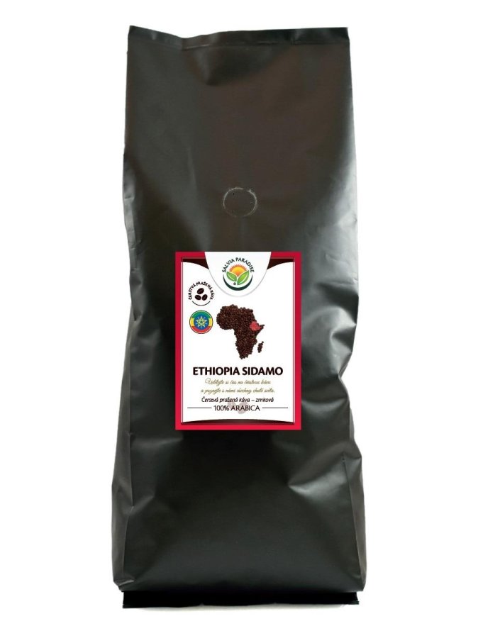 Káva - Ethiopia Sidamo 1000g Zavřete