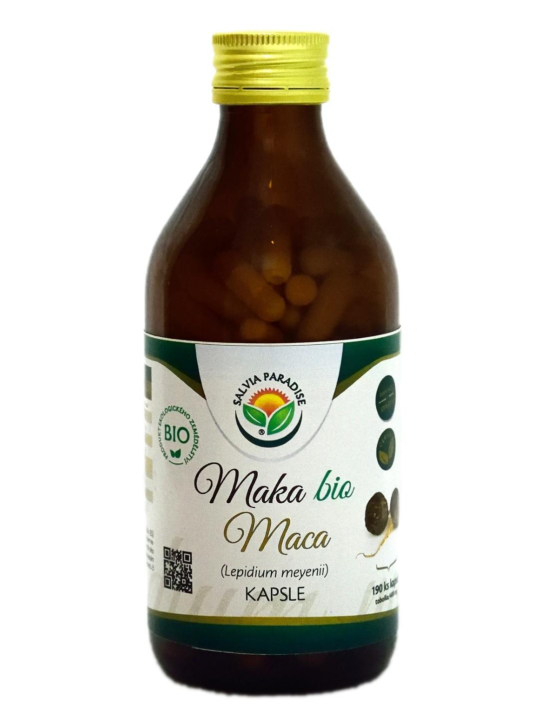 Maca - Lepidium meyenii kapsle BIO 190 ks - SalviaParadise.cz