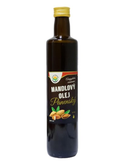 Mandlový olej 100% - lisovaný za studena 500 ml 